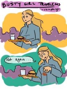 Busty Girl Problems