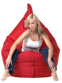 Girls on Sumo Bean Bag Chairs