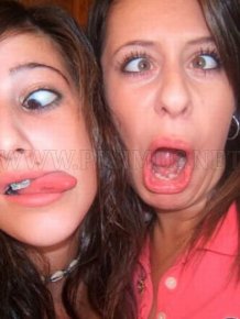 Hot Girls Making Funny Faces 