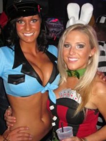 College Girls Wearing Sexy Costumes
