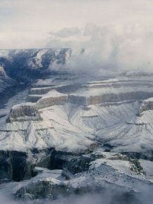 Grand Canyon Covered with Snow
