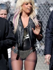 Lady Gaga in sexy clothes