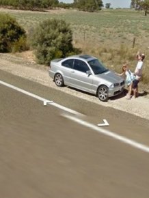 Sexy Road Show on Google Street View