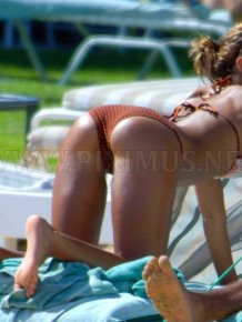 Jessica Alba on the Beach