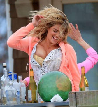 Kate Upton's Boobs Jumping Out