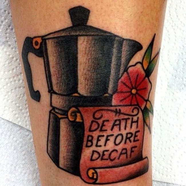 Tattoos For Coffee Lovers