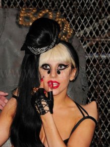 Lady Gaga's Naughty Costume