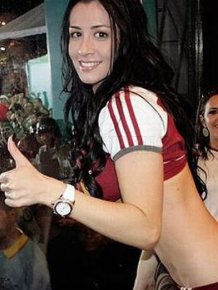 Sexy Soccer Fan Diosa Canales From Venezuela 