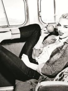 Amber Heard in Black and White