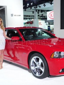 Girls From Auto Motor Show in Detroit
