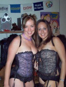 Sexy Girls in Lingerie Having Fun 