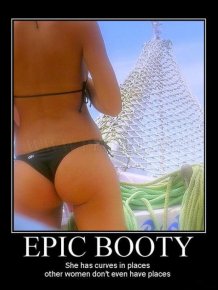 Awesome 'booty' demotivational posters