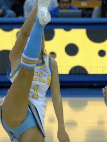 Sexy Cheerleaders High Kicking 