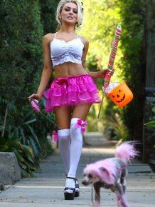 Courtney Stodden Dressed Up for Halloween