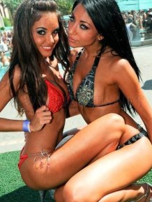 Girls at Pool Party