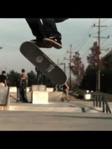 720 double kickflip 1000 fps slow motion