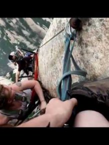 The Huashan Hua Mountain sky path