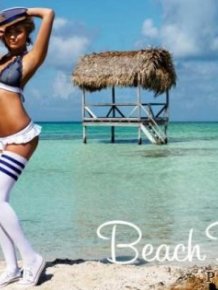 Kate Upton in bikini on the beach