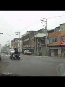 Fate Of Red Light Running - Scooter And Truck Crash
