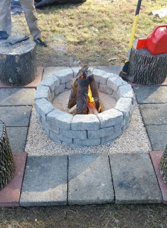How To Build A DIY Fire Pit In Your Own Backyard | Others