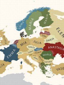 Europe's Most Popular Names 