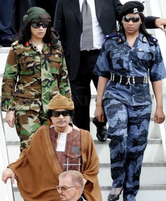 Gaddafi's All Female Bodyguards 