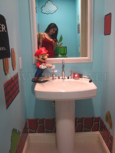 Super Mario Bathroom 