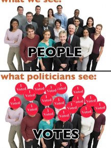 What We See vs. What Politicians See