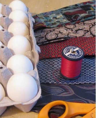 Easy Way to Color Easter Eggs Using Old Ties