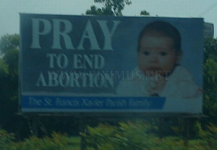 Anti-Abortion Signs 