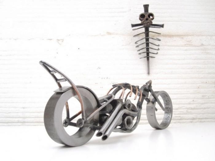 Sculptures Made Out of Fasteners