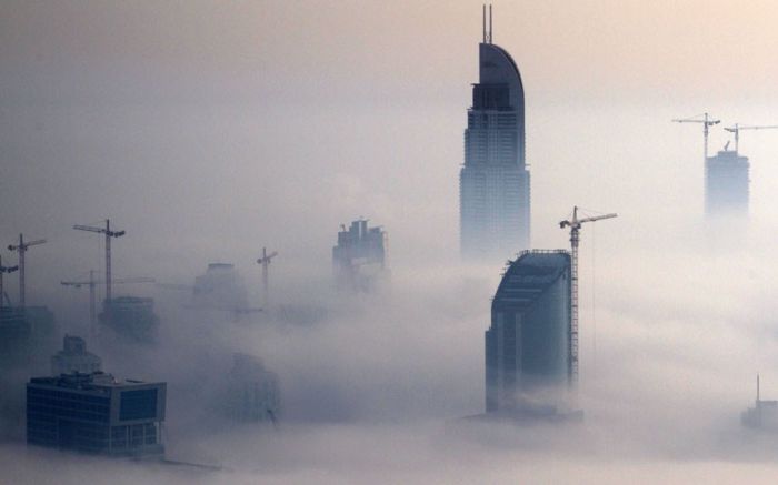 Dubai in Fog