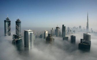 Dubai in Fog