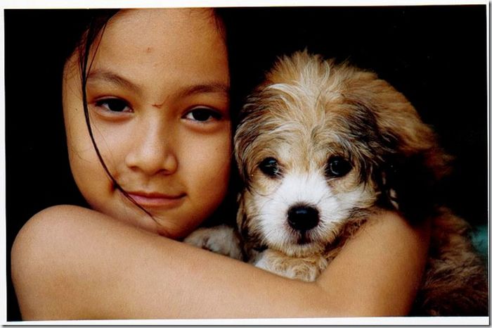 Girl and Dog Ten Years Later