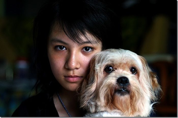 Girl and Dog Ten Years Later