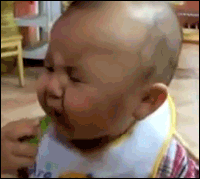 Babies With Sour Faces