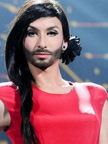 Conshita Wurst Tries Out for Eurovision 