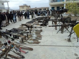 Weapons Confiscated from Taliban 
