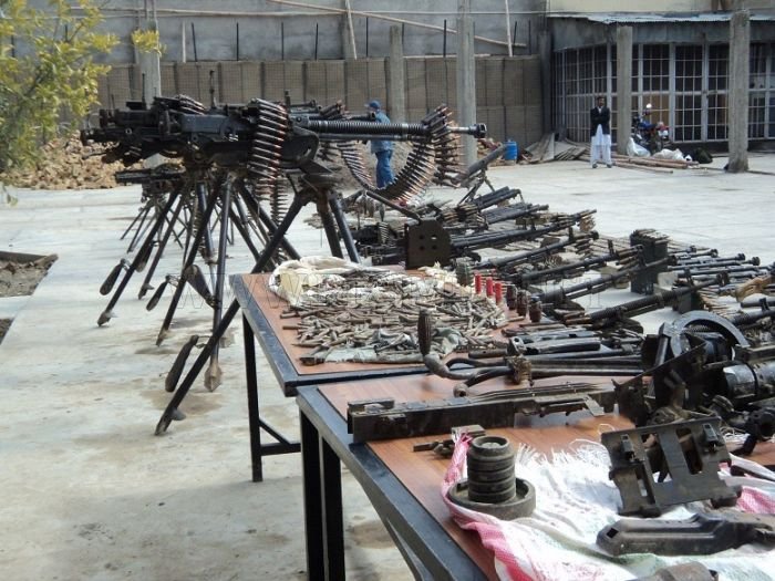 Weapons Confiscated from Taliban 