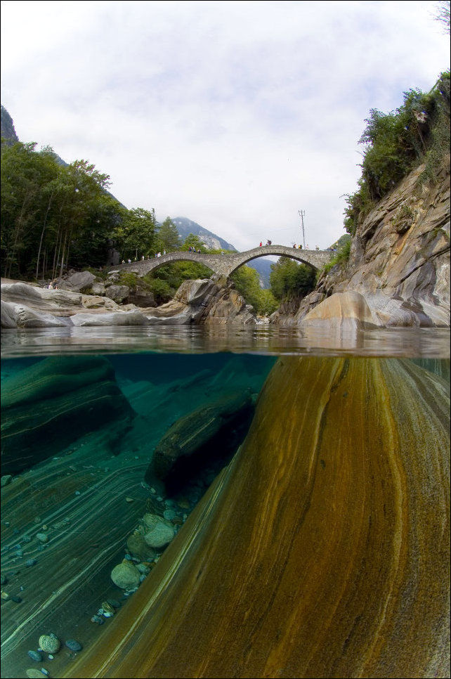 Incredibly Clear Waters of the Verzasca River 