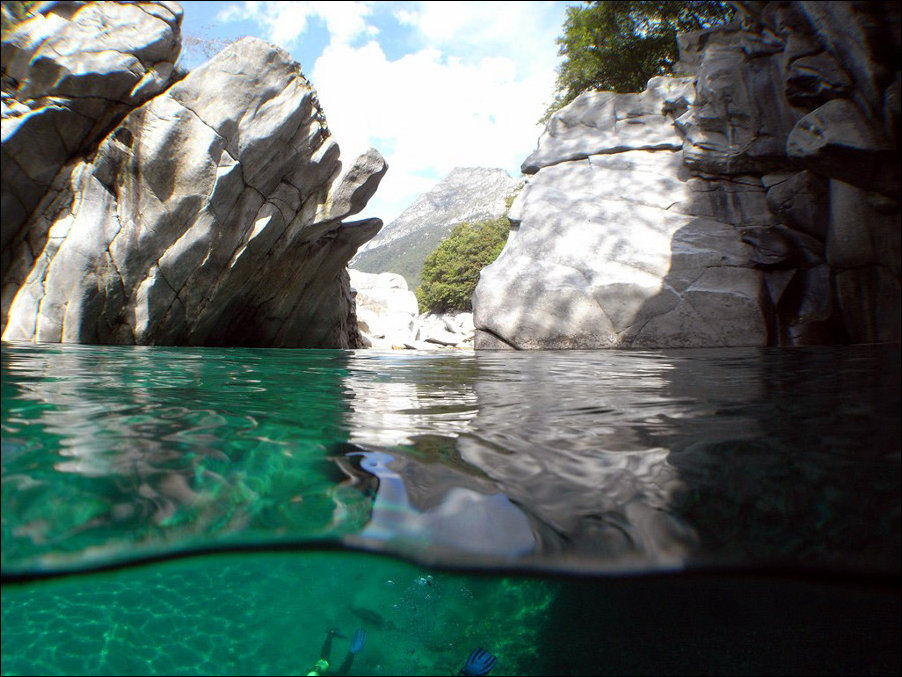 Incredibly Clear Waters of the Verzasca River 