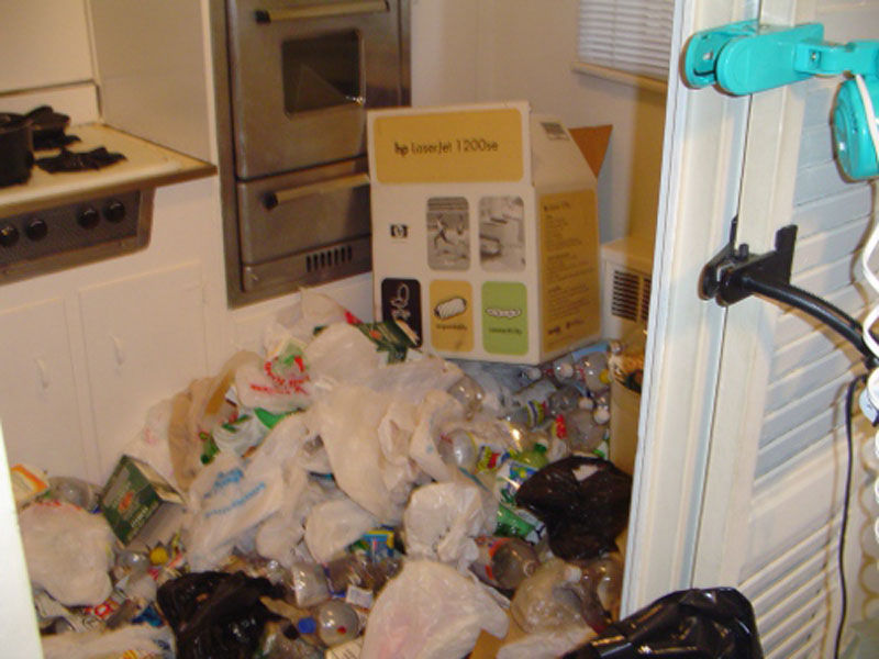 Turning Home into Trash Dump 