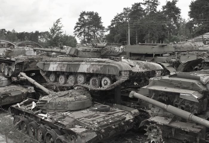 Panzer Cemetery in Kiev, Ukraine 