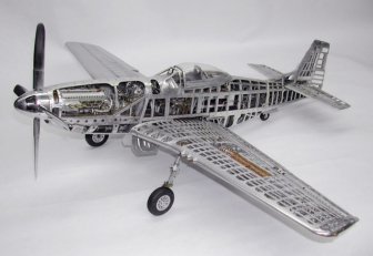 P-51 Mustang detailed model