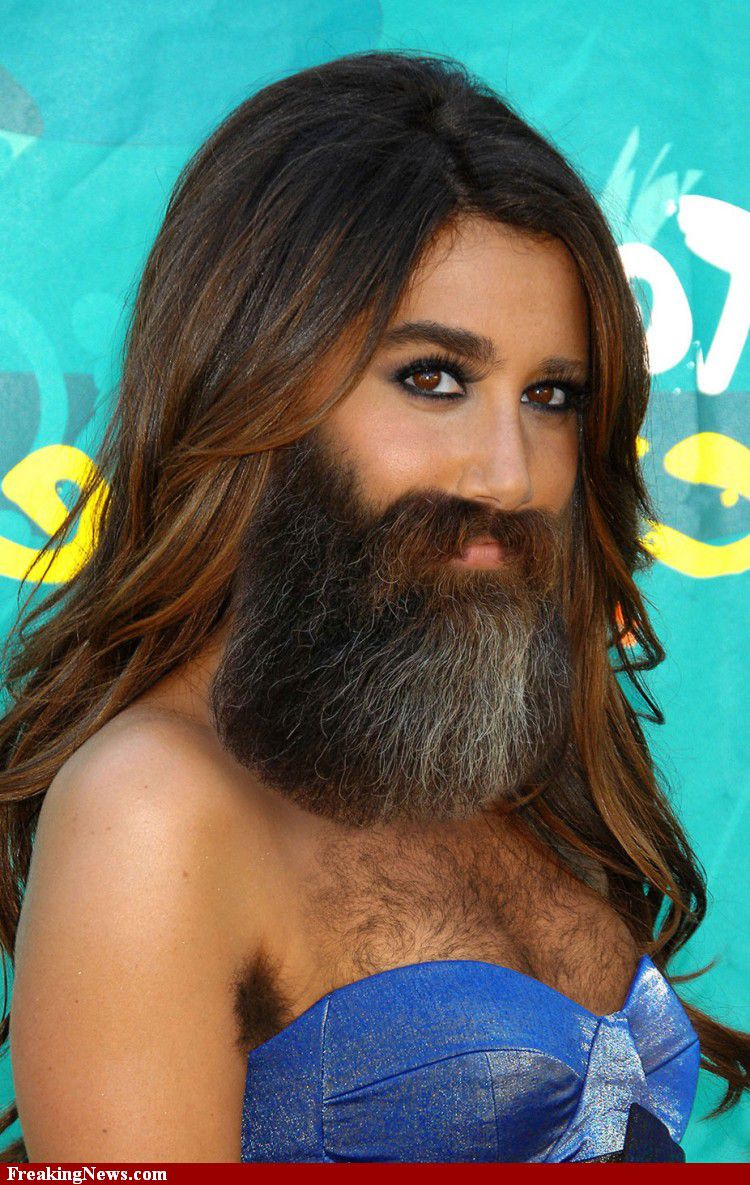 Famous Women Sprout Beards