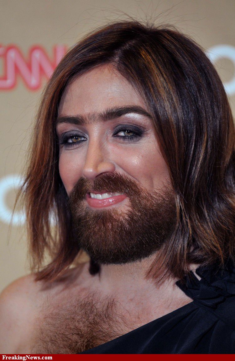 Famous Women Sprout Beards