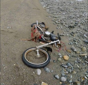 Harley Davidson Swept Away by Japan Tsunami Found in Canada