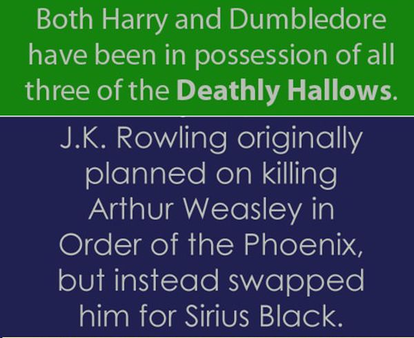 Interesting Harry Potter Facts  Others