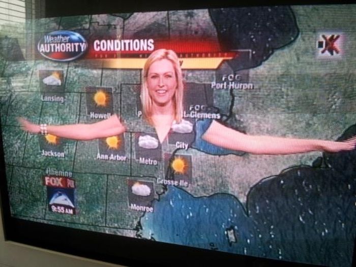 Why Meteorologists Shouldn't Wear Green Clothing