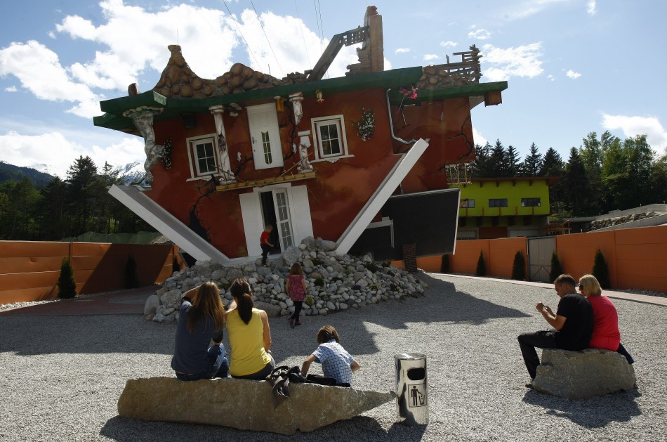 The new attraction Tyrol - the house upside down